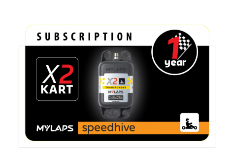 SUBSCRIPTION CARD X1 KART TRANSPONDER
