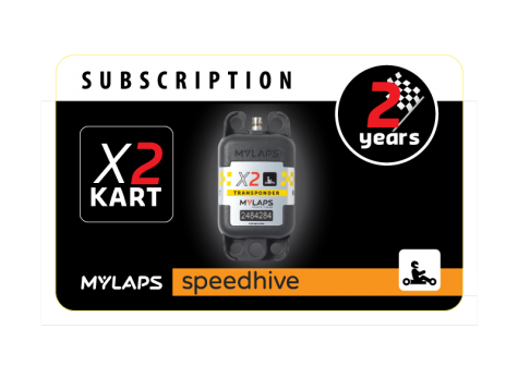 SUBSCRIPTION CARD X2 KART TRANSPONDER